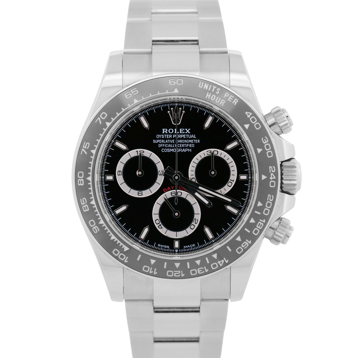 2026 Rolex Daytona Cosmograph 126500 LN Black Steel Ceramic 40mm Box Papers