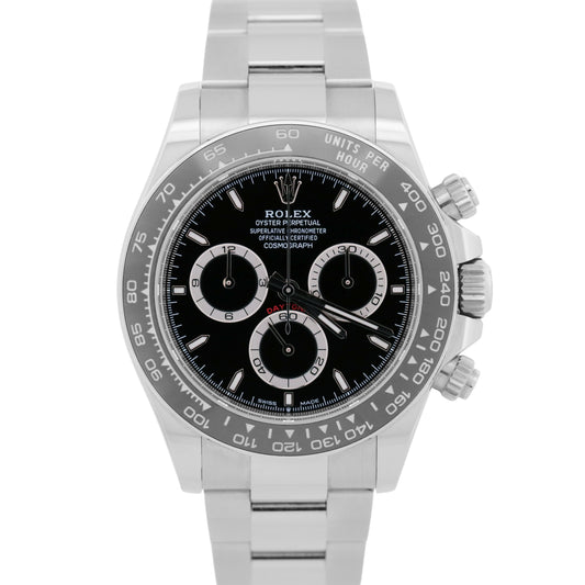 2026 Rolex Daytona Cosmograph 126500 LN Black Steel Ceramic 40mm Box Papers
