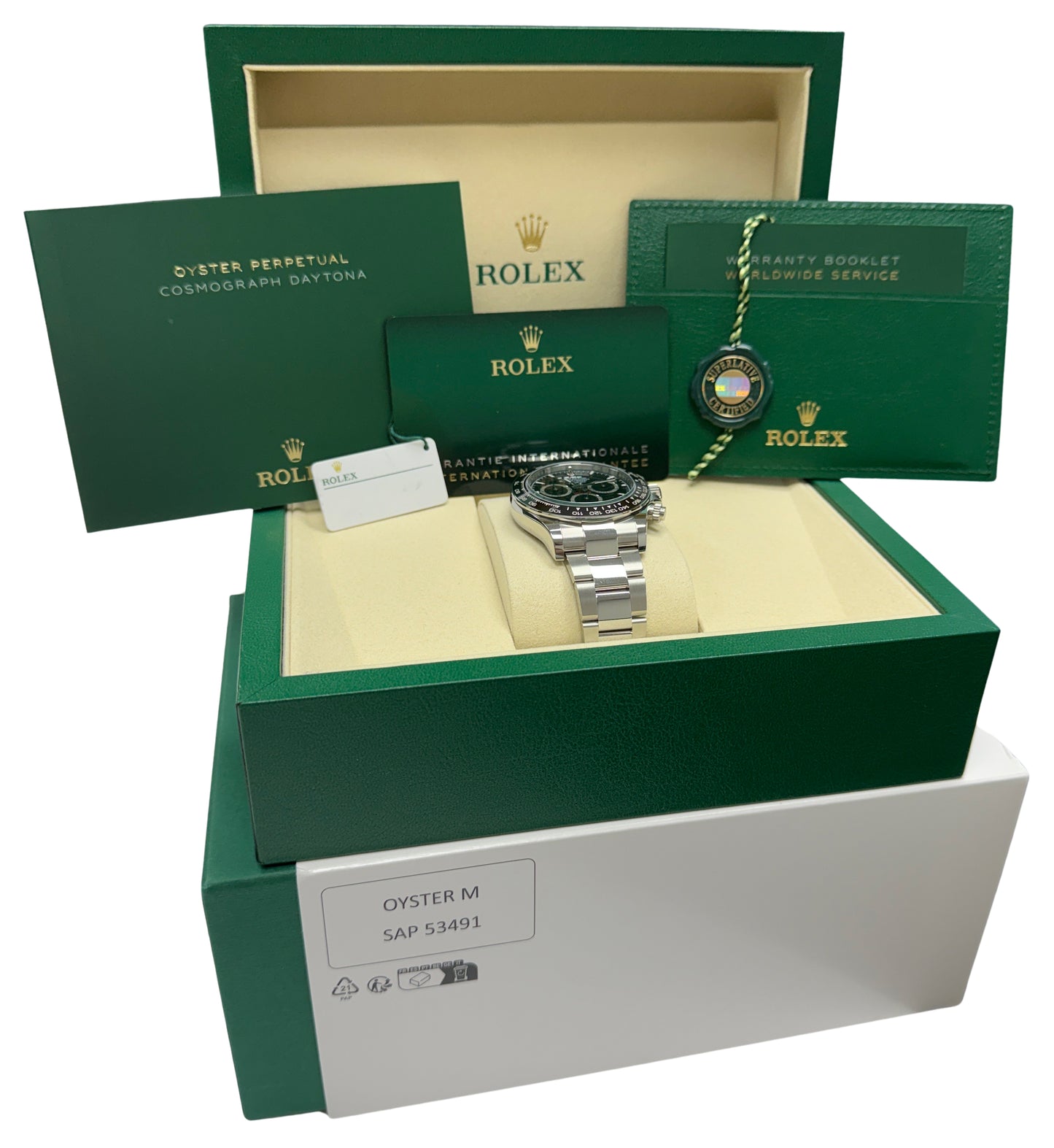 NEW JULY 2026 PAPERS Rolex Daytona Cosmograph BLACK Ceramic 40mm 126500 LN BOX
