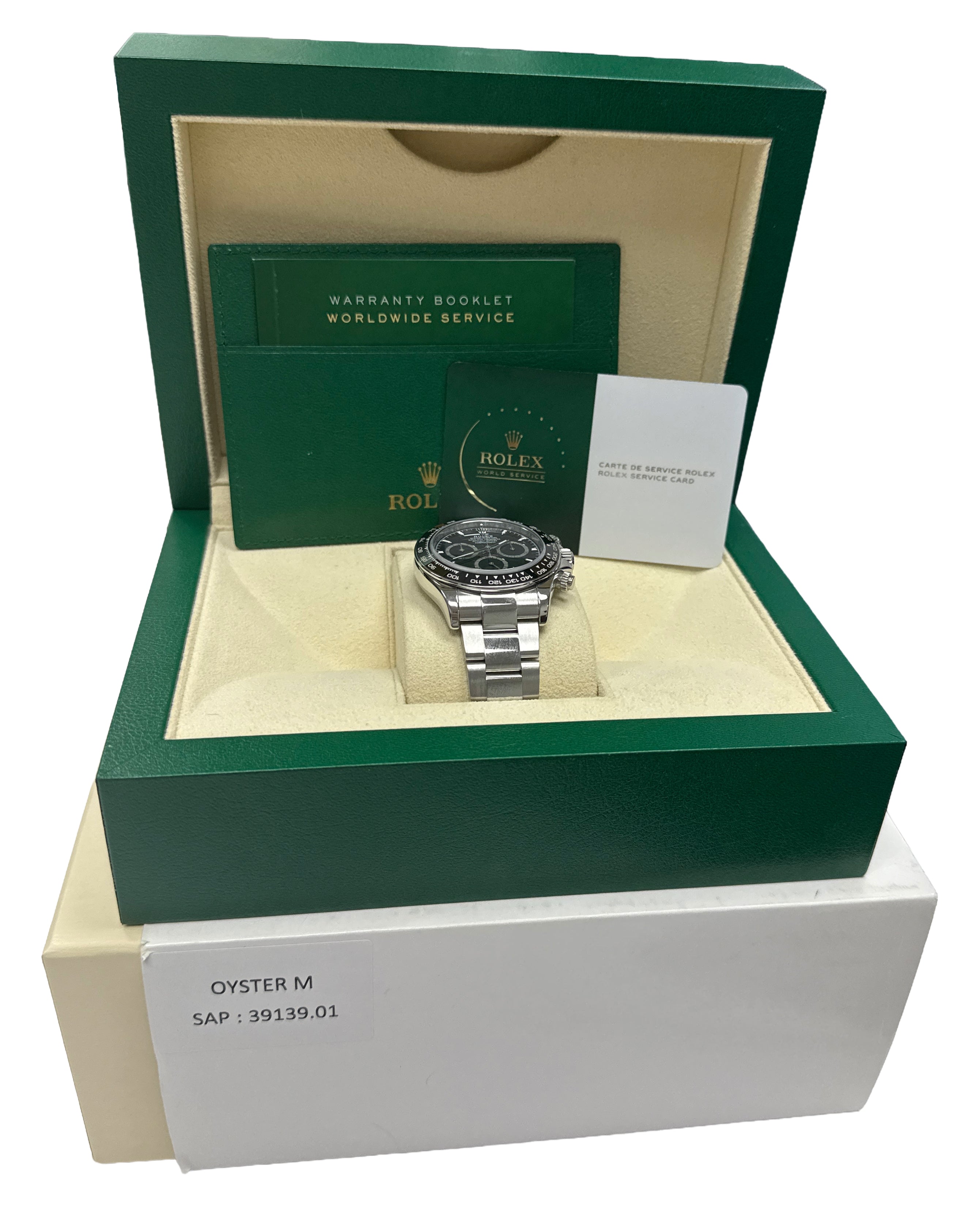 ROLEX 空箱 2026 RSC Rolex Daytona Cosmograph BLACK Ceramic Stainless 40mm