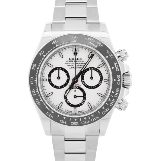 2026 PAPERS Rolex Daytona Cosmograph WHITE PANDA Steel 40mm 126500 LN Watch BOX