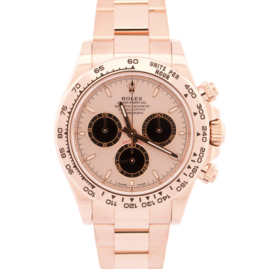 MINT 2023 PAPERS Rolex Daytona SUNDUST Pink 40mm 18K Rose Gold 40mm 126505 BOX