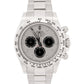 2024 Rolex Daytona Cosmograph Ghost Silver 18K White Gold 40mm 126509 Box Papers