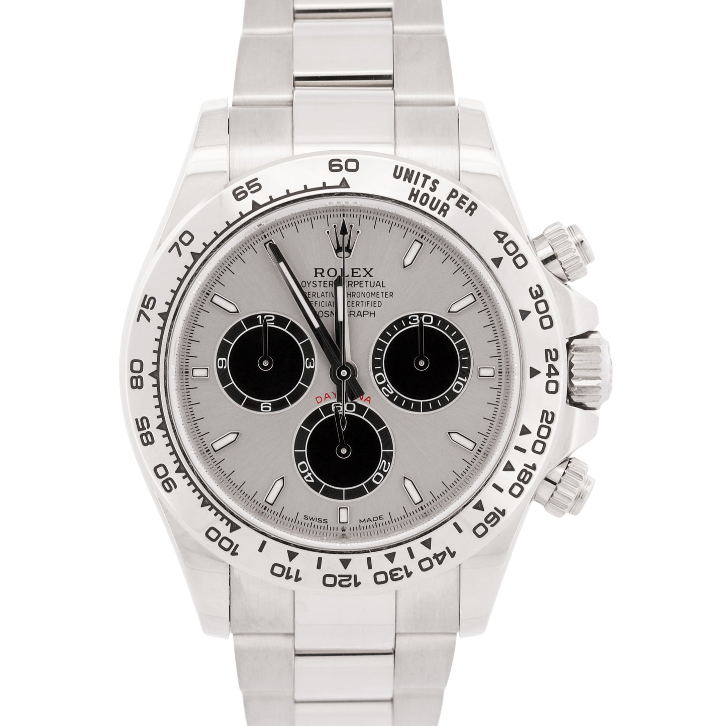 2024 Rolex Daytona Cosmograph Ghost Silver 18K White Gold 40mm 126509 Box Papers