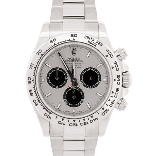 2024 Rolex Daytona Cosmograph Ghost Silver 18K White Gold 40mm 126509 Box Papers