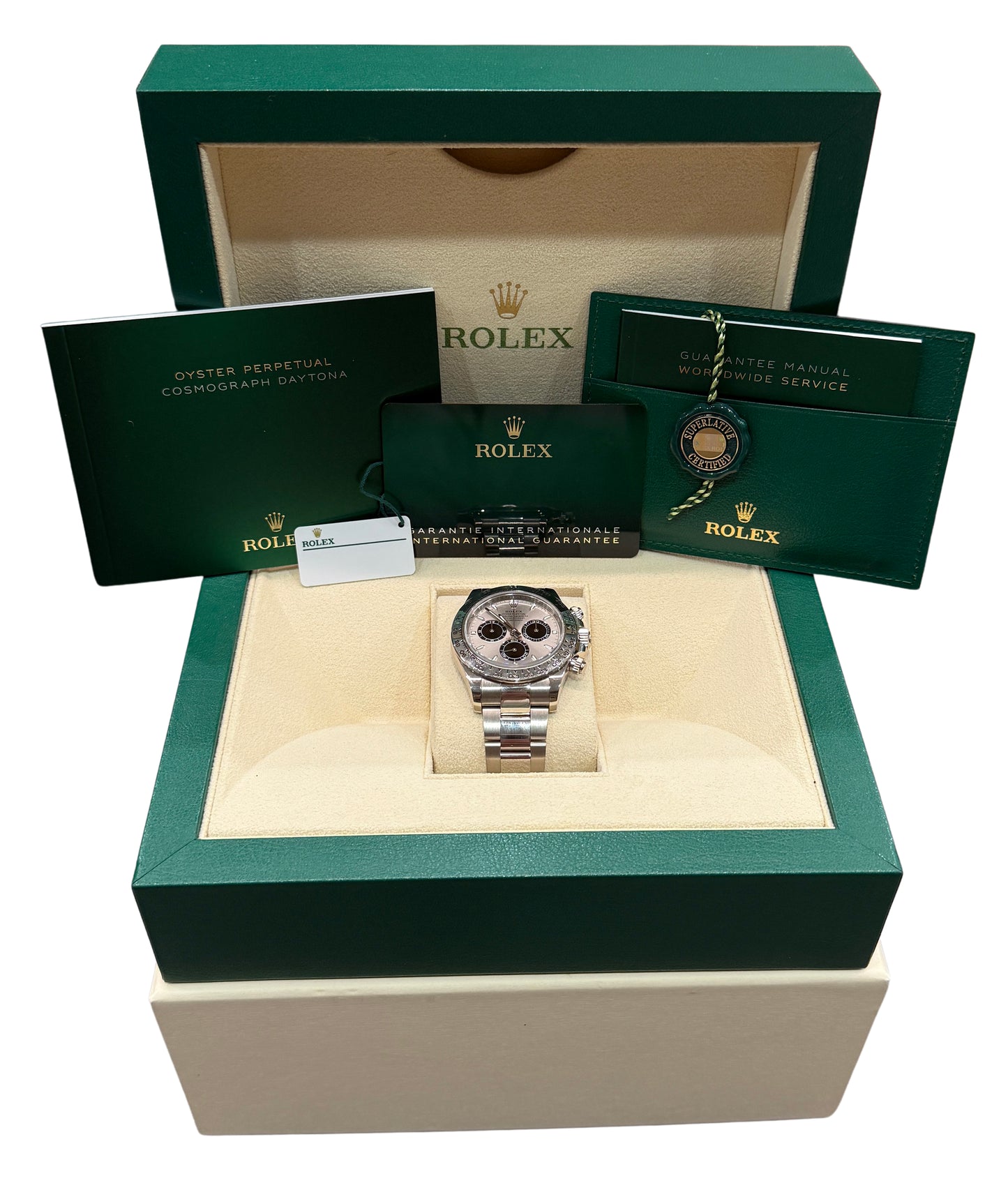 2024 Rolex Daytona Cosmograph Ghost Silver 18K White Gold 40mm 126509 Box Papers