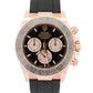 NEW 2026 PAPERS Rolex Daytona BLACK 18K Rose Gold Oysterflex 126515 LN Watch BOX