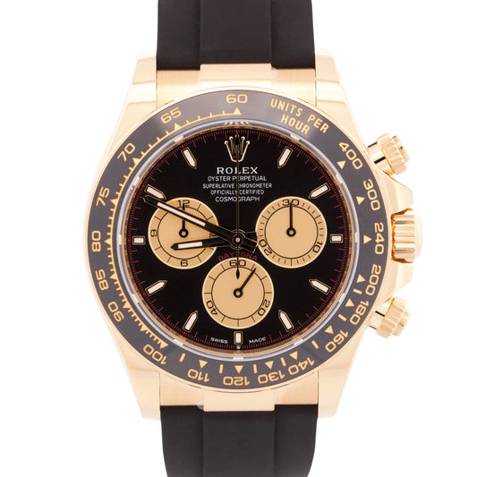 NEW 2025 PAPERS Rolex Daytona Gold Oysterflex PAUL NEWMAN 126518 LN Watch BOX