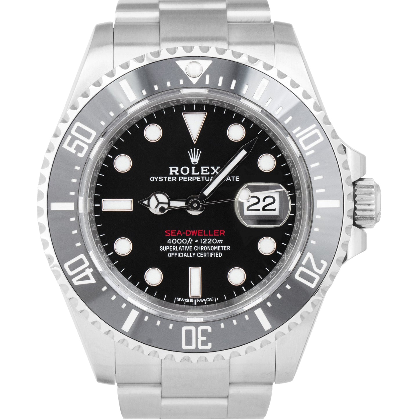 MINT PAPERS Rolex Sea-Dweller Red 50th-Anniversary 126600 Steel MK1 43mm BOX