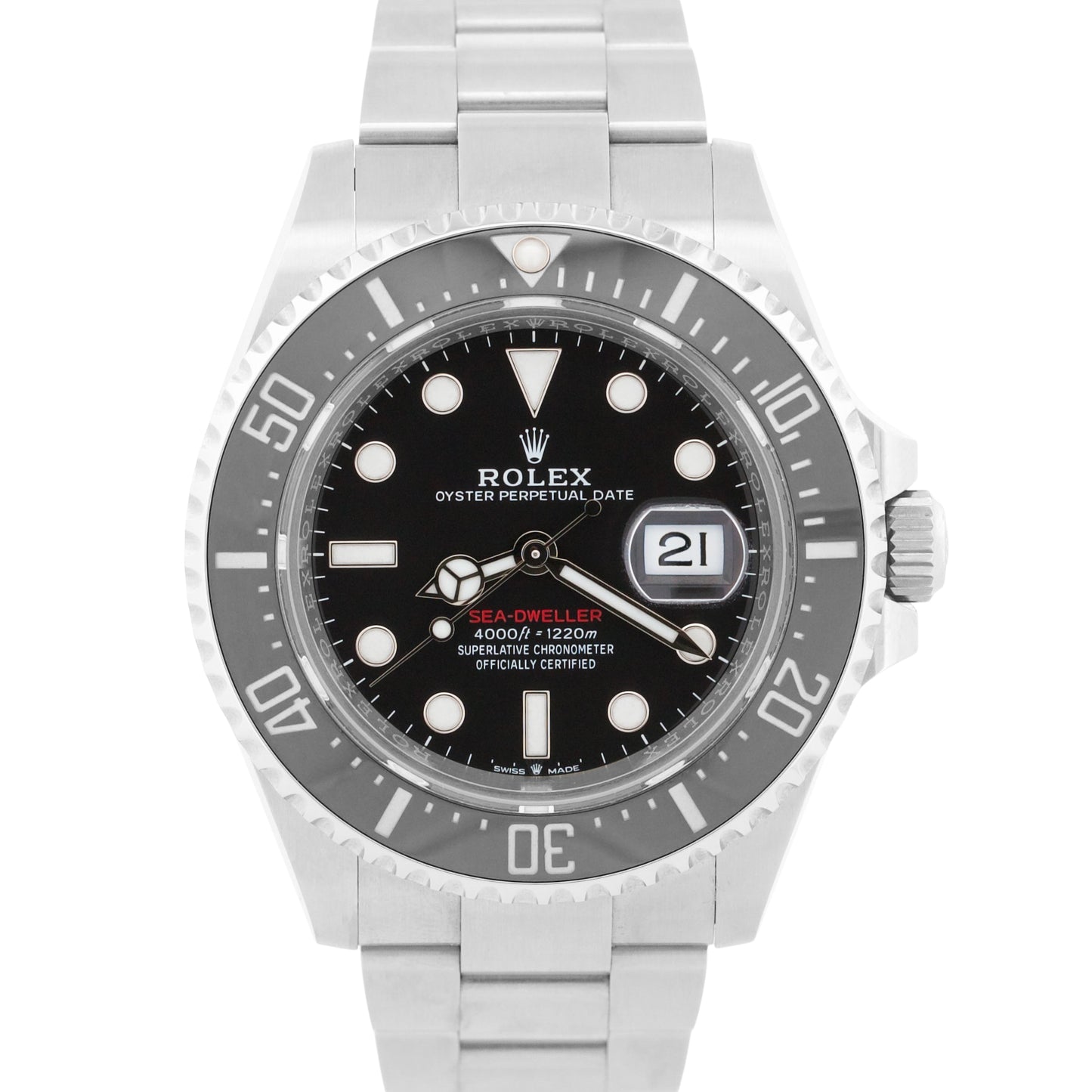 2023 PAPERS Rolex Sea-Dweller 126600 MK2 50th-Anniversary Red Black 43mm BOX