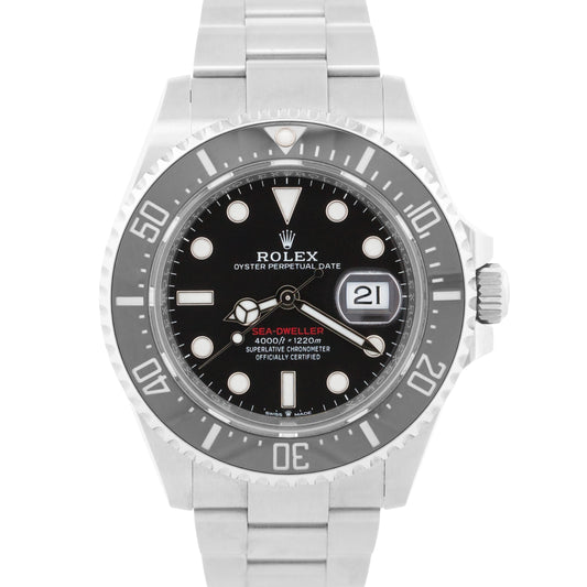 2023 PAPERS Rolex Sea-Dweller 50th-Anniversary Red BLACK 43mm Steel 126600 BOX