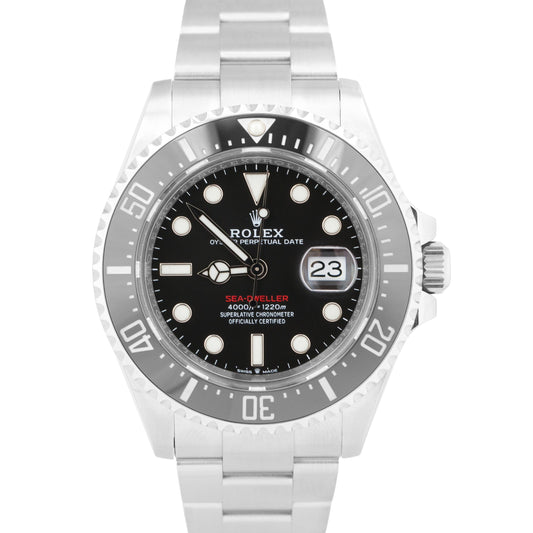 MINT Rolex Sea-Dweller 50th-Anniversary Red Ceramic Black Steel 43mm MK2 126600