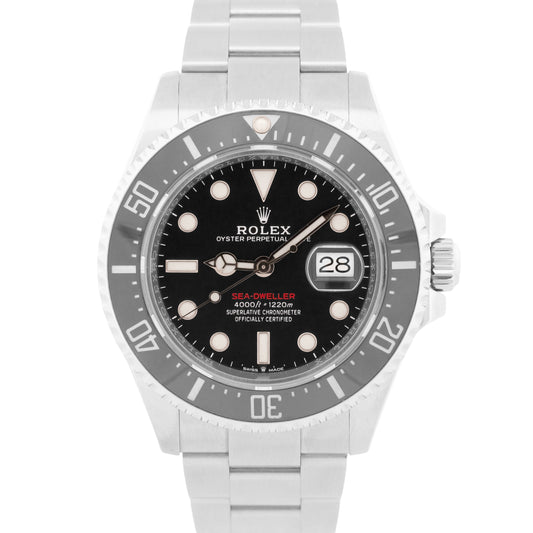 Rolex Sea-Dweller 126600 50th-Anniversary Black Red Steel 43mm Ceramic MK2 Watch