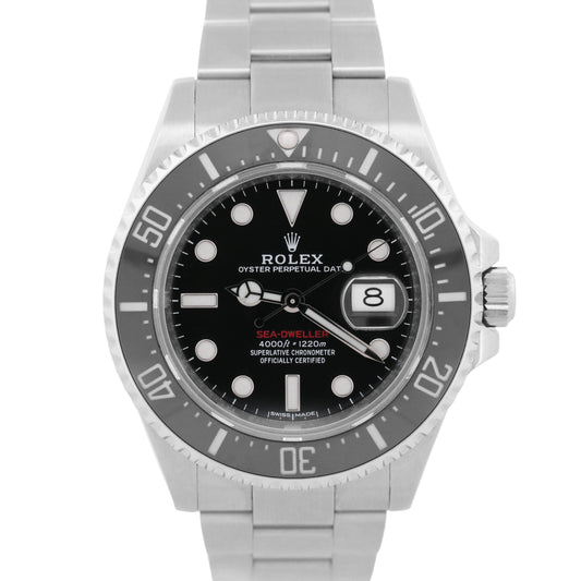 2024 CPO PAPERS Rolex Sea-Dweller Black Stainless 43mm MK1 Dive 126600 Watch BOX
