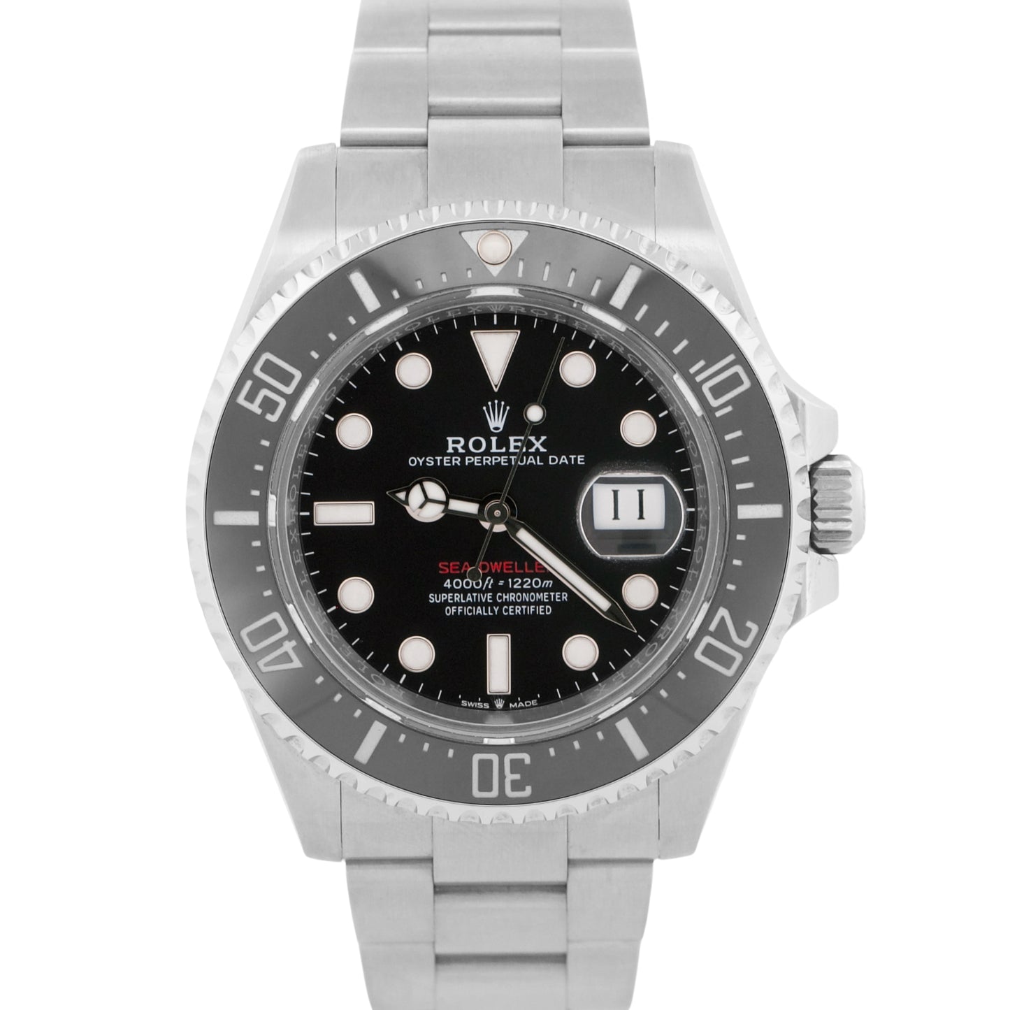 2025 PAPERS Rolex Sea-Dweller 50th-Anniversary BLACK Red 43mm MK2 126600 BOX