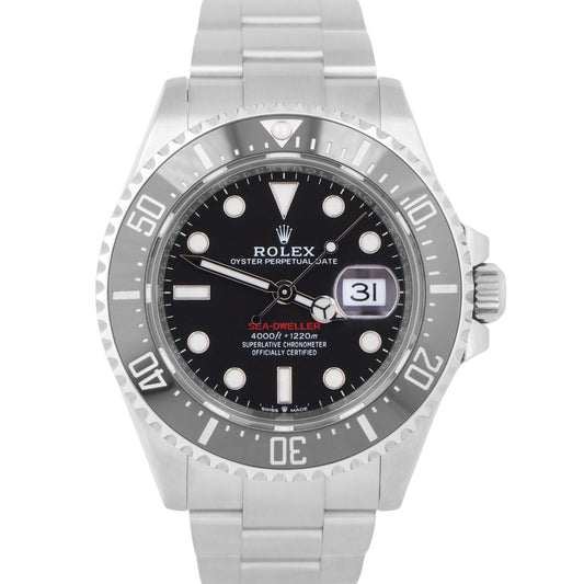 MINT PAPERS Rolex Sea-Dweller Mark II 50th-Anniversary Red Steel 43mm 126600 BOX