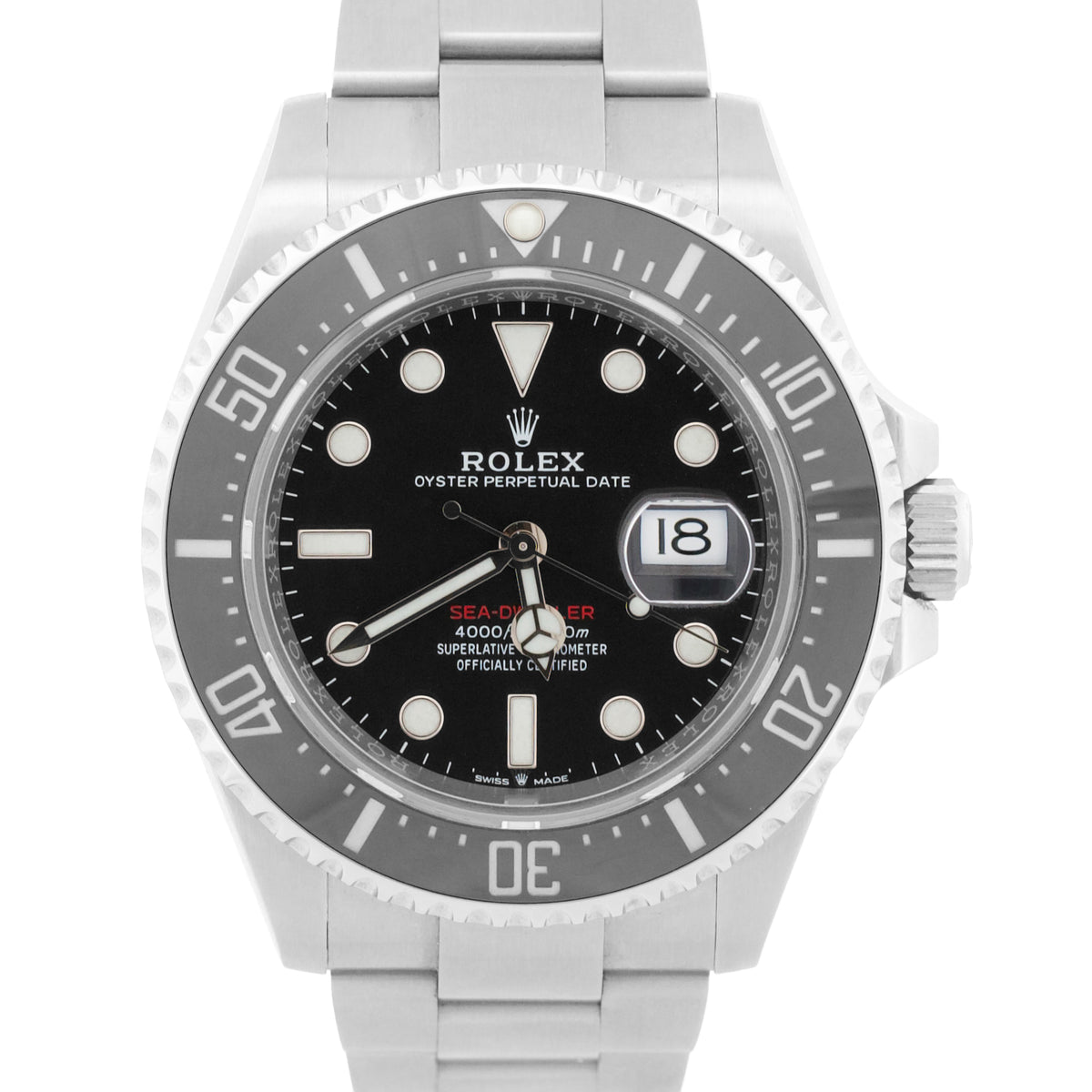 Rolex Sea-Dweller 126600 50th-Anniversary Black Red Stainless Steel 43mm Watch