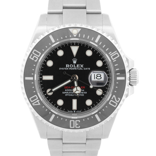 Rolex Sea-Dweller 126600 50th-Anniversary Black Red Stainless Steel 43mm Watch