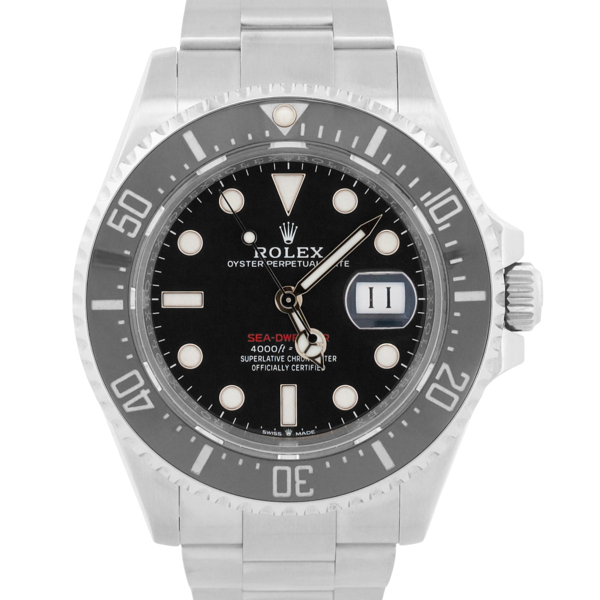 2026 Rolex Sea-Dweller 50th-Anniversary 126600 Black Red Steel 43mm Box Papers
