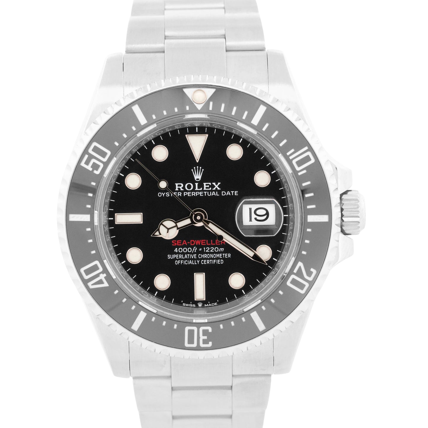 2021 PAPERS Rolex Sea-Dweller 50th-Anniversary Red BLACK 43mm Steel 126600 BOX