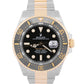 2021 PAPERS Rolex Sea-Dweller 43mm BLACK Two-Tone 18K Gold Steel 126603 BOX