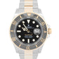 2022 PAPERS Rolex Sea-Dweller 43mm BLACK Two-Tone 18K Gold Steel 126603 BOX