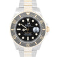 Rolex Sea-Dweller 43mm BLACK Two-Tone 18K Yellow Gold Steel Ceramic Watch 126603