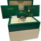 2021 PAPERS Rolex Sea-Dweller 43mm BLACK Two-Tone 18K Gold Steel 126603 BOX