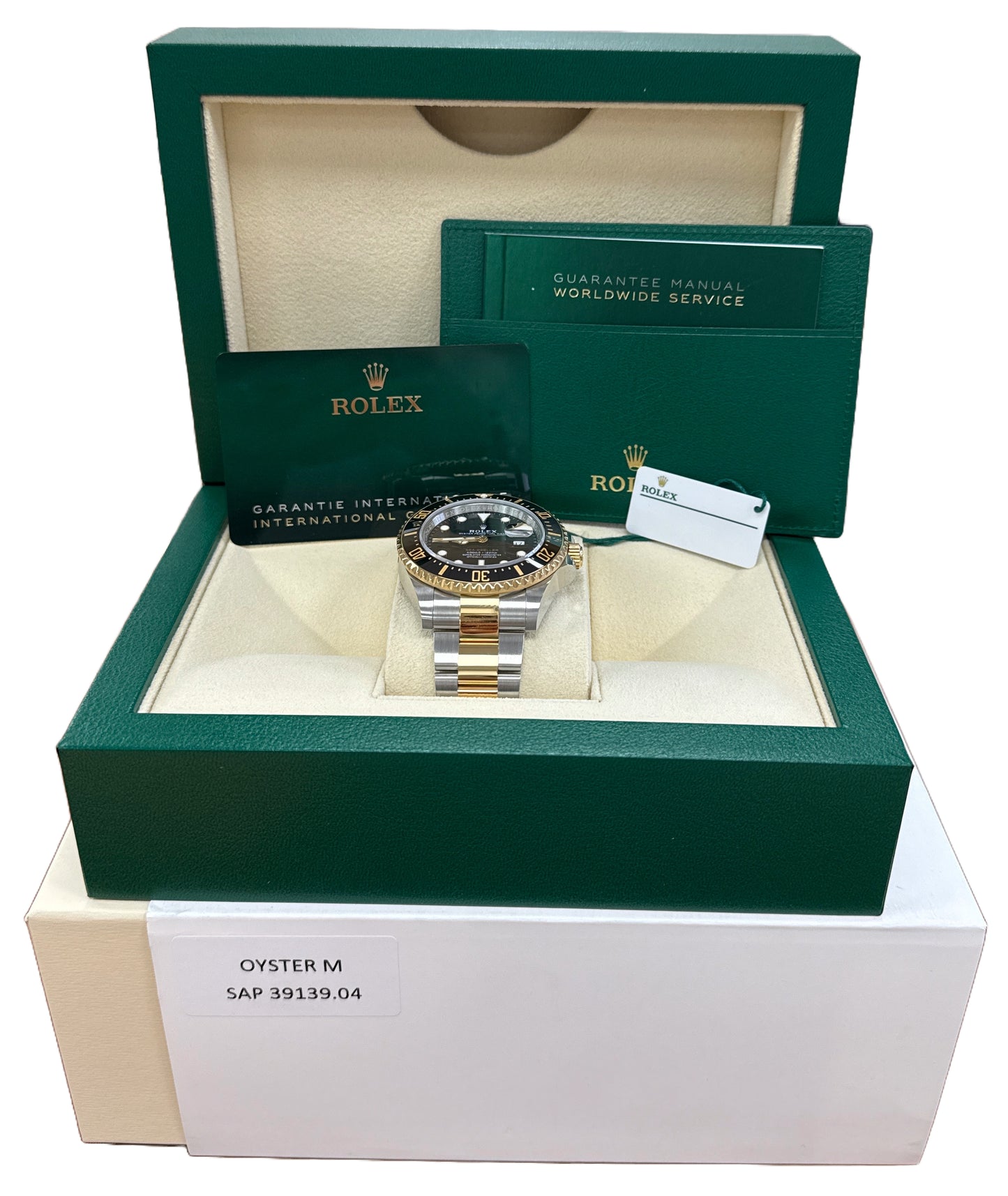 MINT 2023 PAPERS Rolex Sea-Dweller 43mm Two-Tone 18K Gold Stainless 126603 BOX