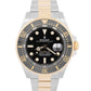 Rolex Sea-Dweller 43mm BLACK Two-Tone 18K Yellow Gold Steel Ceramic Watch 126603