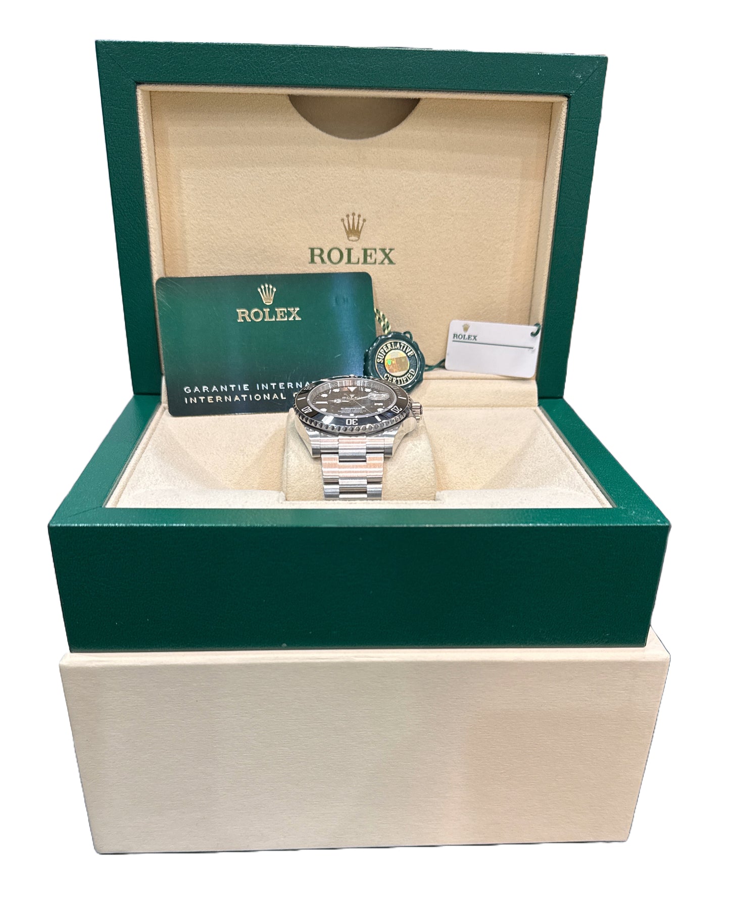 NEW 2024 PAPERS Rolex Submariner Date 41 BLACK Steel Ceramic 41mm 126610 LN BOX