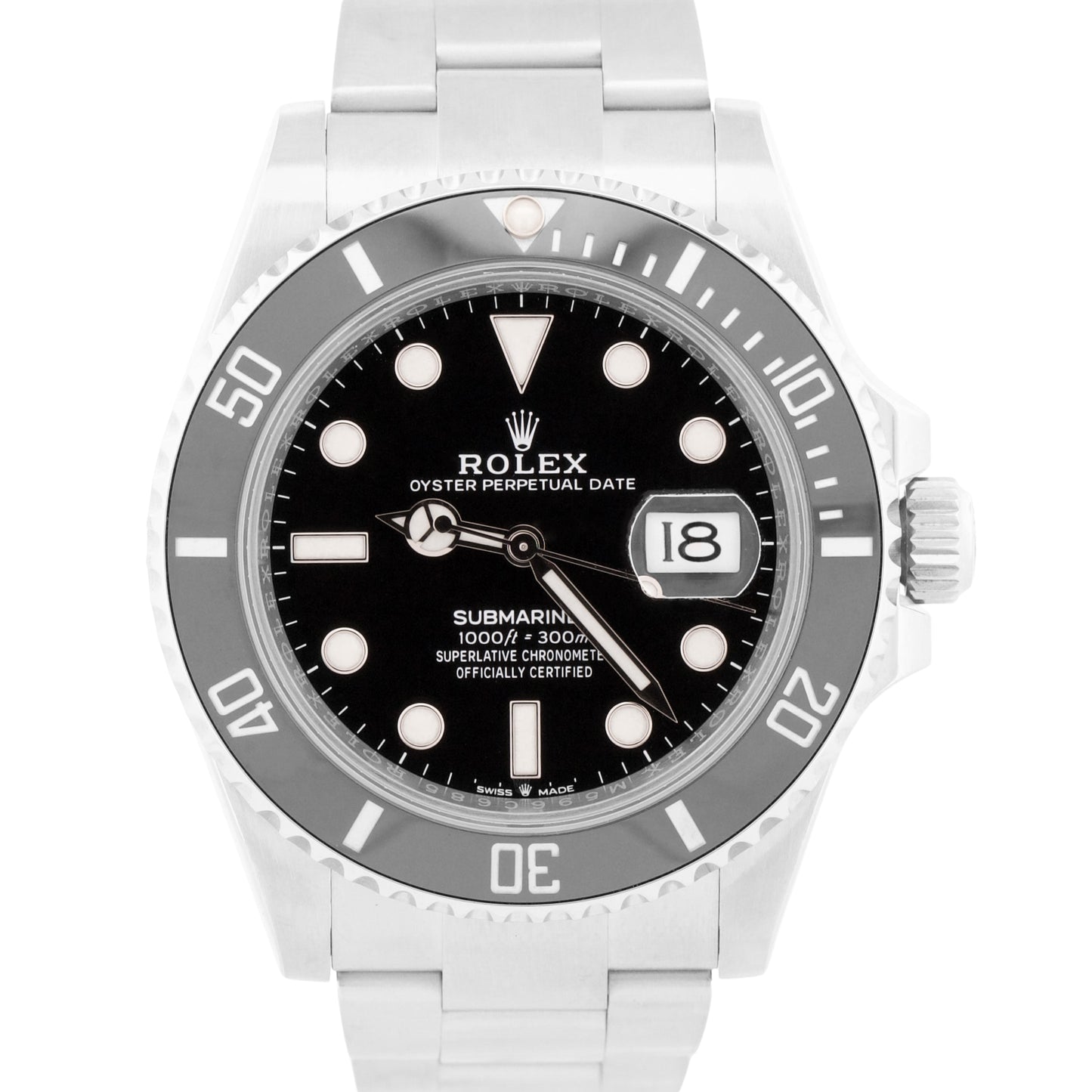 2023 PAPERS Rolex Submariner Date BLACK Ceramic Steel 41mm 126610 LN Watch BOX