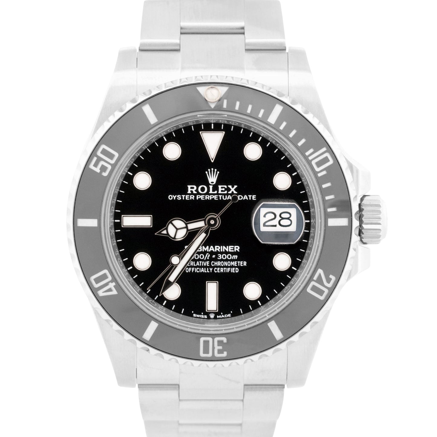 2024 PAPERS Rolex Submariner Date 41mm BLACK Stainless Ceramic 126610 LN BOX