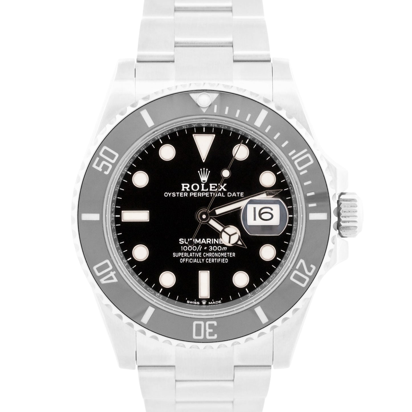 2021 PAPERS Rolex Submariner Date 41mm BLACK Steel Ceramic 126610 LN Watch BOX