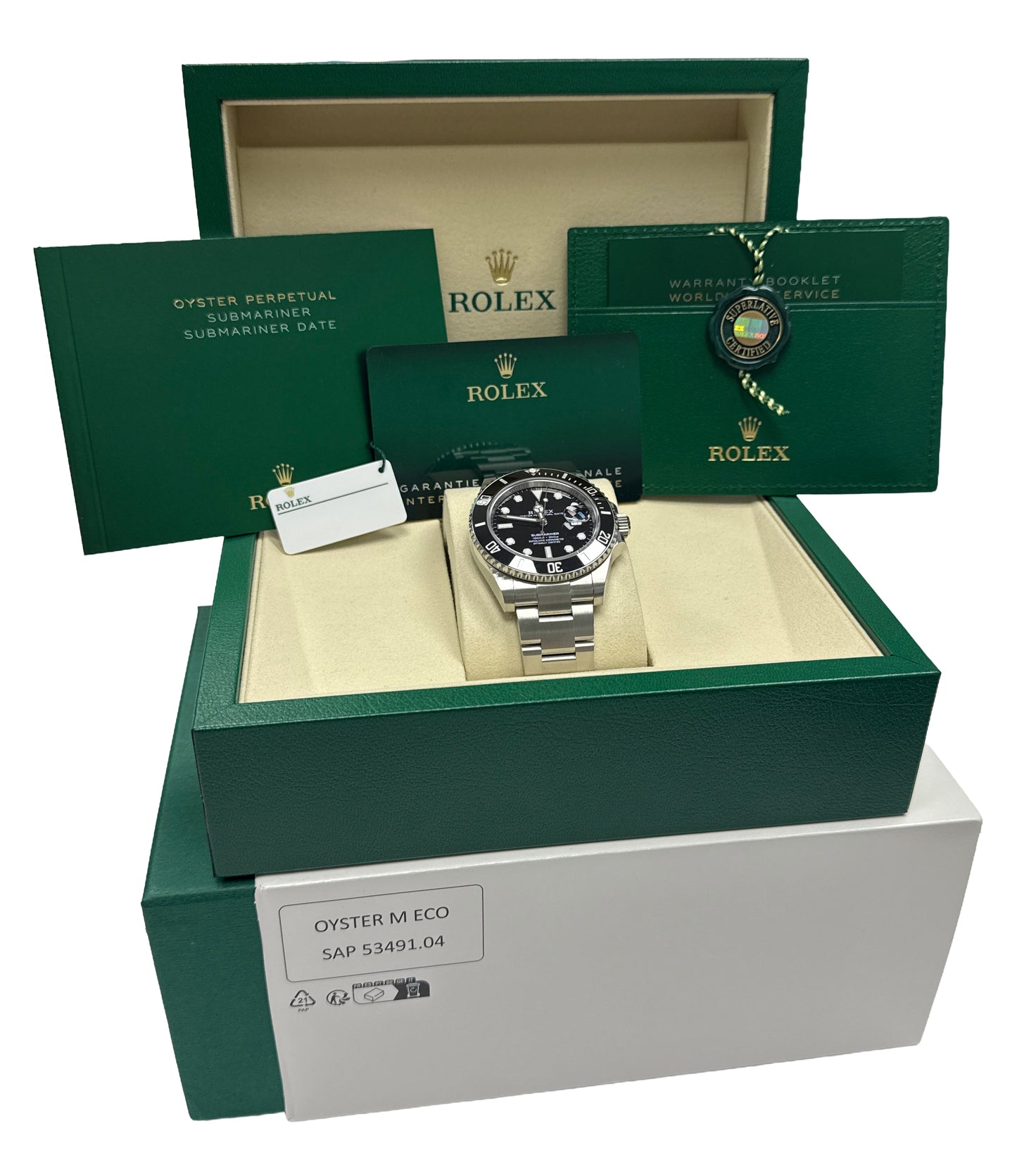 NEW APRIL 2026 PAPERS Rolex Submariner 41 Steel BLACK Ceramic 41mm 126610 LN BOX