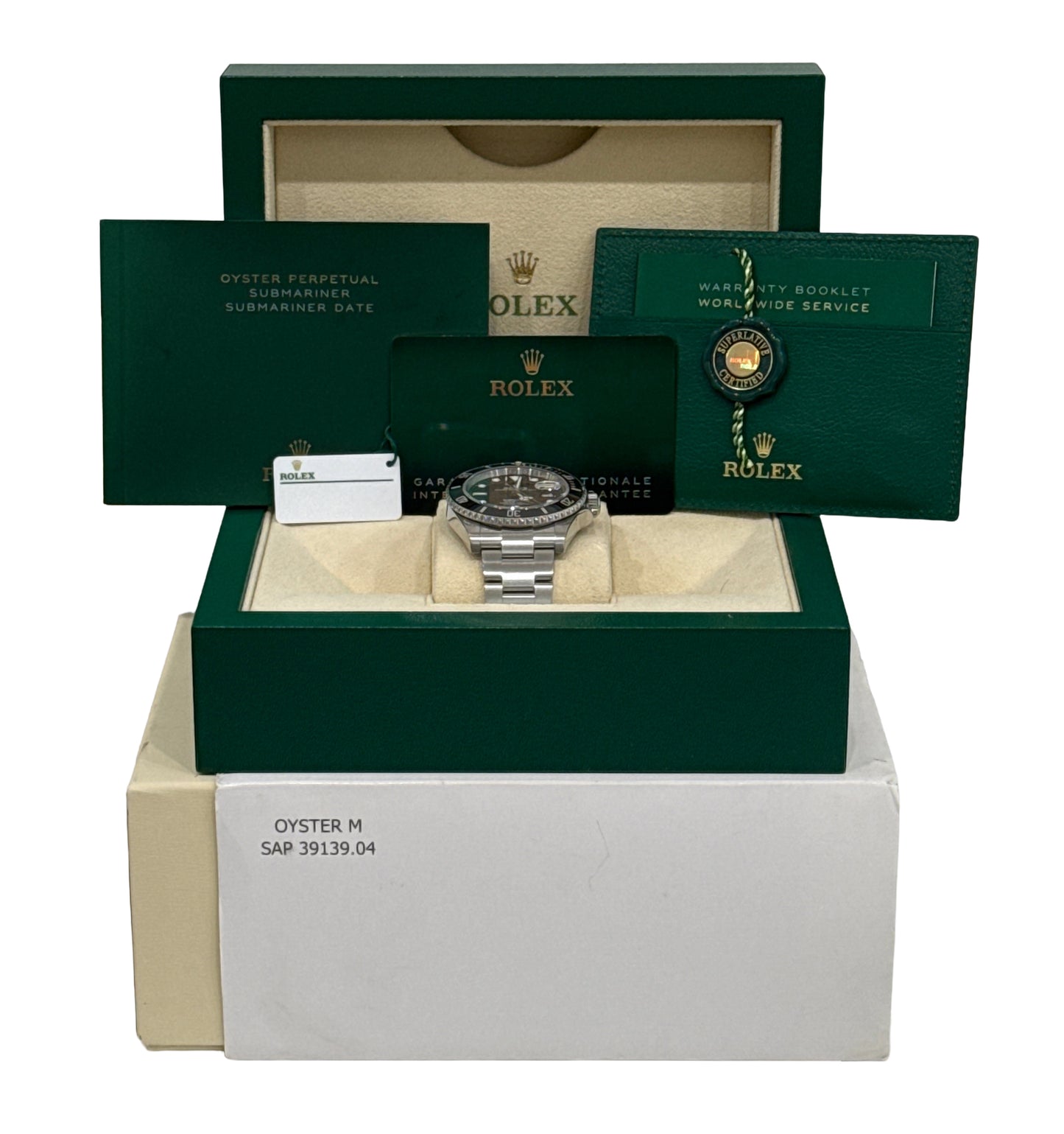2023 PAPERS Rolex Submariner Date 41 BLACK Ceramic 41mm Steel 126610 LN BOX