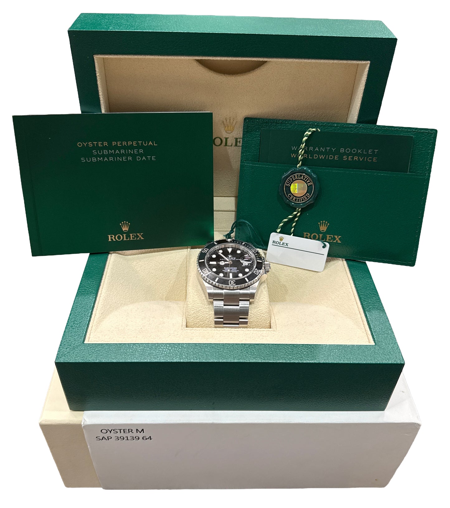 Rolex Submariner Date BLACK Ceramic Stainless Steel 41mm 126610 LN Watch BOX