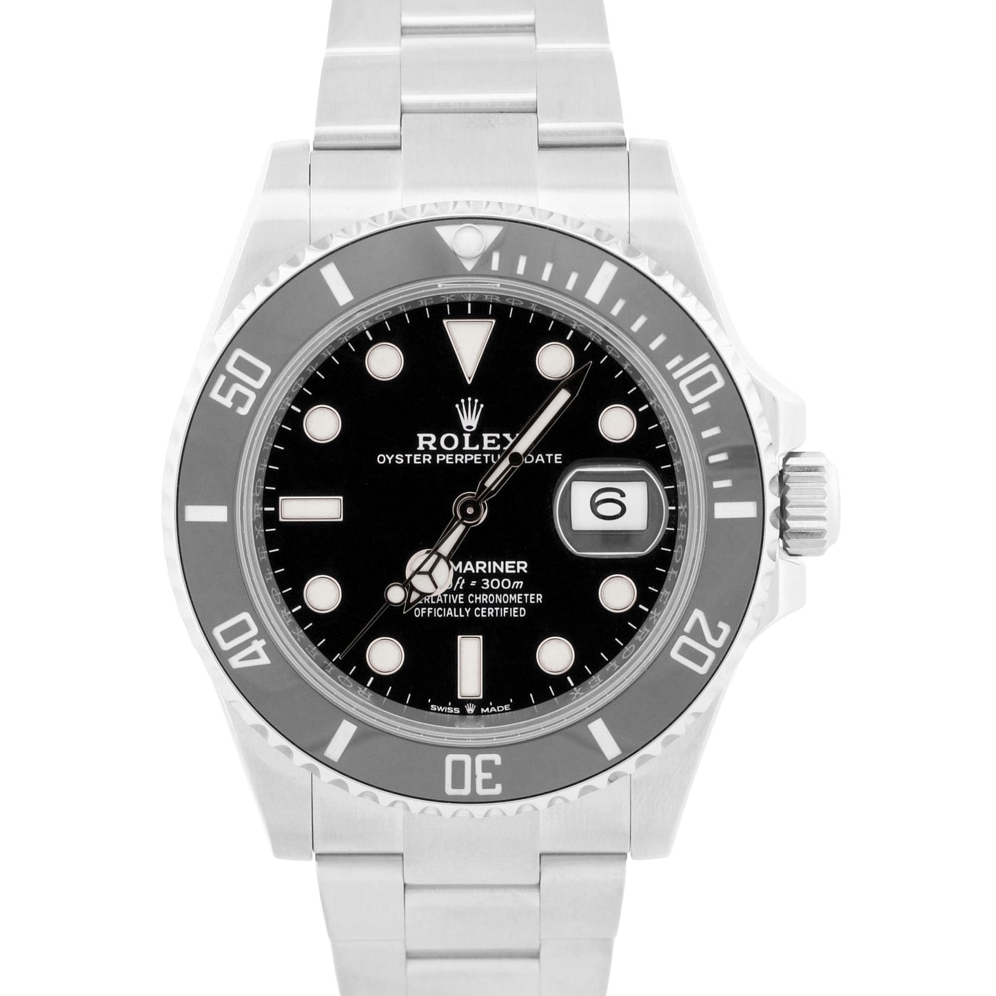 2022 PAPERS Rolex Submariner 41mm BLACK Stainless Steel Ceramic 126610 LN BOX