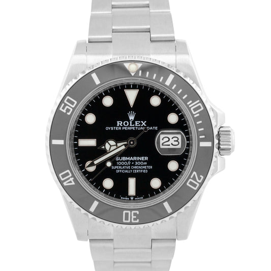 2025 RSC PAPERS Rolex Submariner Date 41 BLACK Steel Ceramic Watch 126610 LN BOX