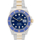 Rolex Submariner Date BLUE 41mm 18K Yellow Gold Steel CERAMIC 126613 LB Watch