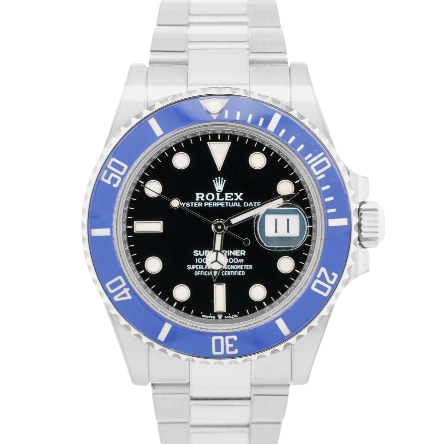 2022 PAPERS Rolex Submariner 126619 LB 18K Gold 41mm COOKIE MONSTER Blue BOX