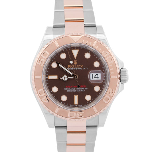 Rolex Yacht-Master CHOCOLATE Brown 18K Rose Gold YM1 Steel 40mm 126621 Watch
