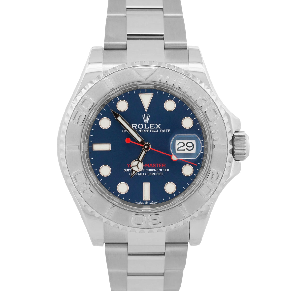 Rolex Yacht-Master 126622 Steel Platinum Blue Stainless Steel 40mm YM1 Box