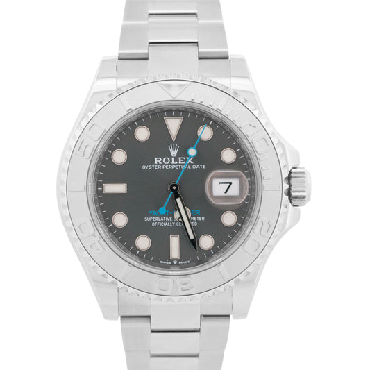 2020 PAPERS Rolex Yacht-Master Steel Platinum RHODIUM 40mm 126622 YM1 Watch BOX