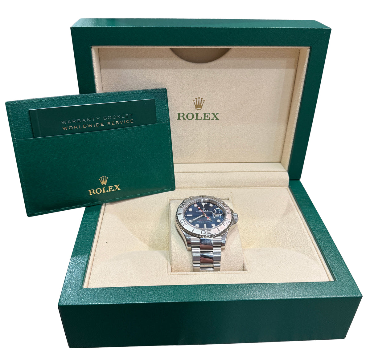 Rolex Yacht-Master 126622 Steel Platinum Blue Stainless Steel 40mm YM1 Box