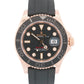 MINT 2020 PAPERS Rolex Yacht-Master 18K Everose Gold Oysterflex 40mm 126655 BOX
