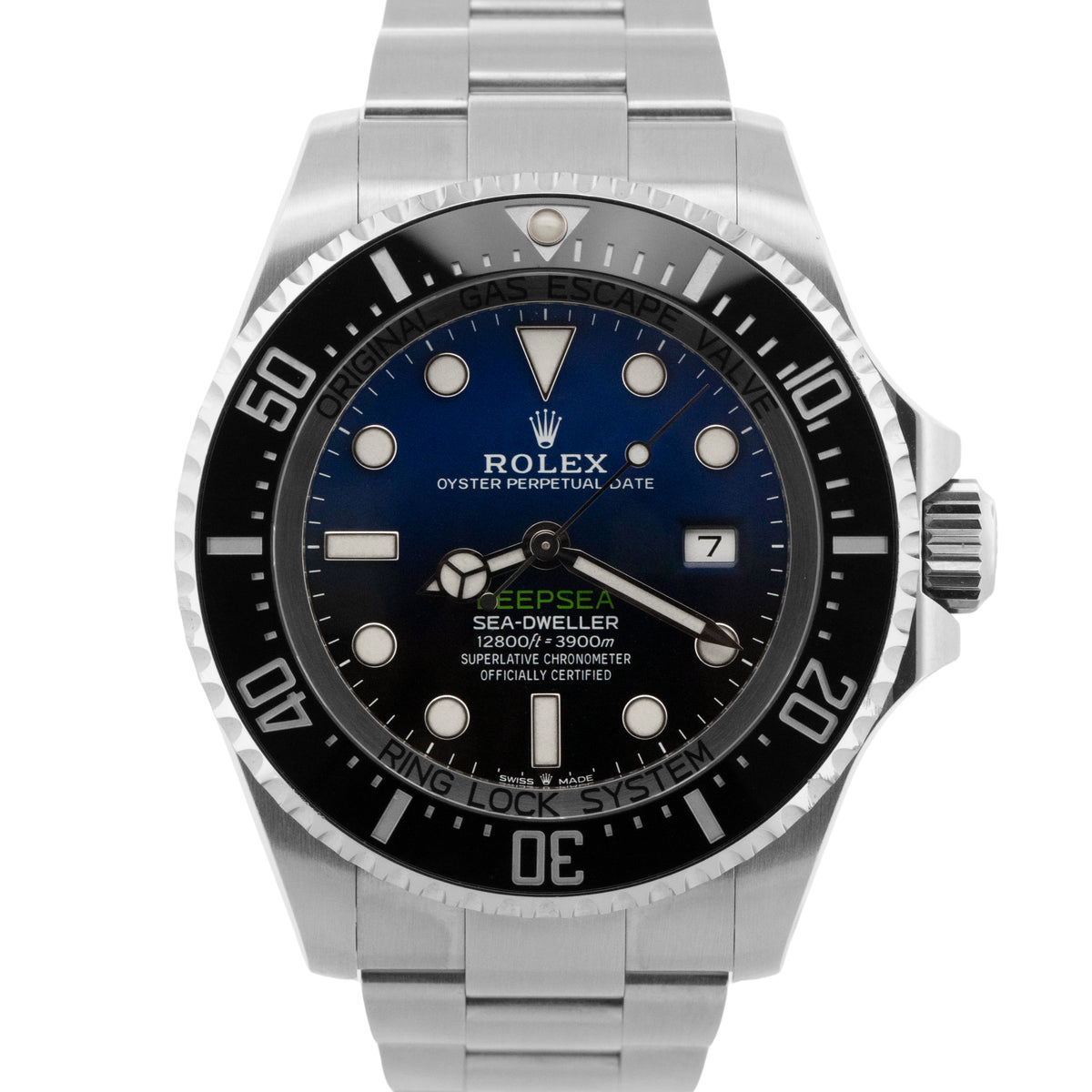 NOS 2021 Rolex Sea-Dweller Deepsea 126660 James Cameron Blue 44mm Box Papers
