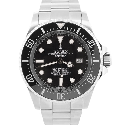 Rolex Sea-Dweller Deepsea BLACK Stainless Steel Ceramic Dive 44mm Watch 126660