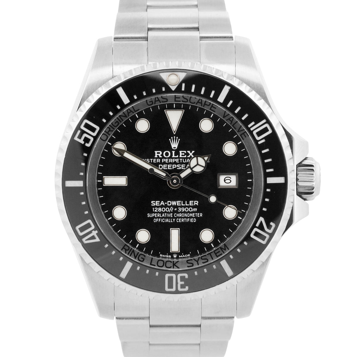 2022 Rolex Sea-Dweller Deepsea 126660 Black Ceramic Steel 44mm Box Papers