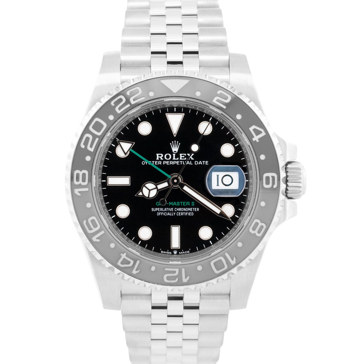 2025 Rolex GMT-Master II 126710 GRNR Bruce Wayne Ceramic Jubilee 40mm Box Papers